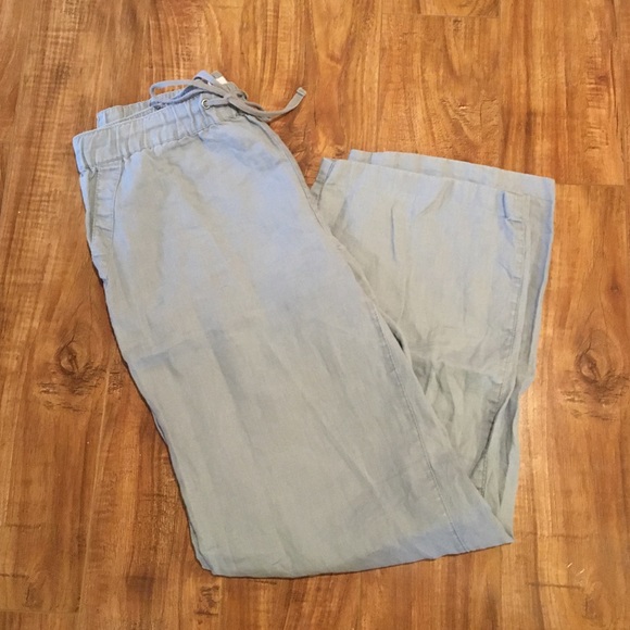 Saint Tropez West Pants - ✨ 5/$25 ✨ St. Tropez Linen Drawstring Pants